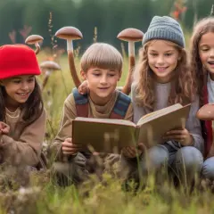 Budowa grzyba dla dzieci - klasa 2, 3, 5