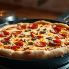 Jak podgrzać pizzę na patelni aby była chrupiąca i pyszna jak świeża