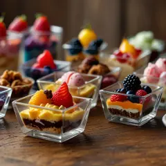 Mini pojemniczki na desery - niezbędny przewodnik przy wyborze naczyń cukierniczych