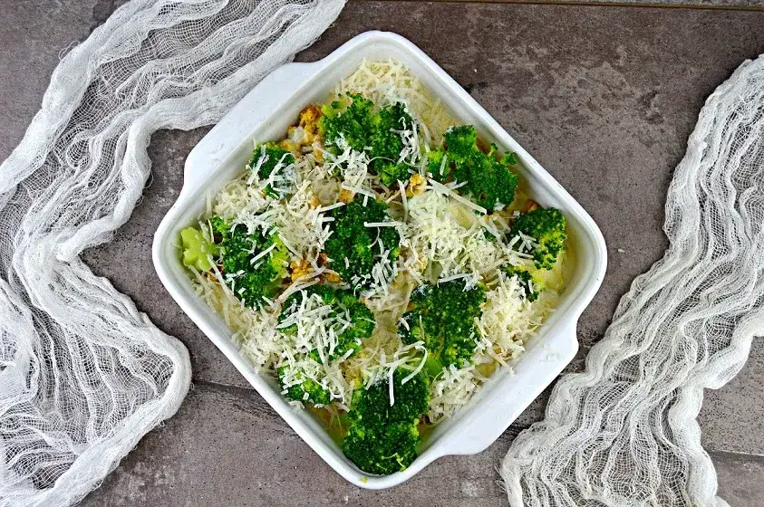 Zdjęcie Przepis na pyszną zapiekankę z brokułami fit - tylko 430 kcal!